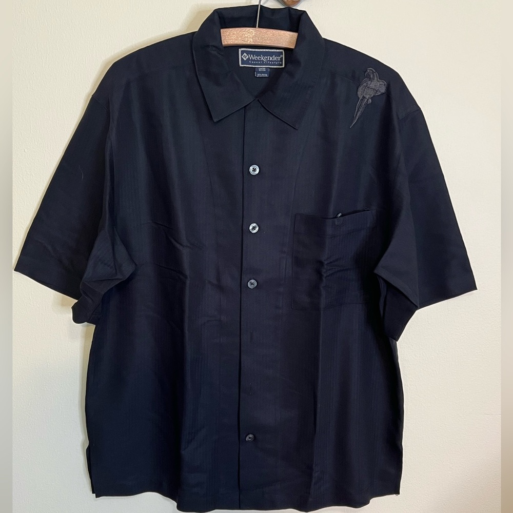 WEEKENDER MEN’S BUTTON FRONT SHIRT SZ M